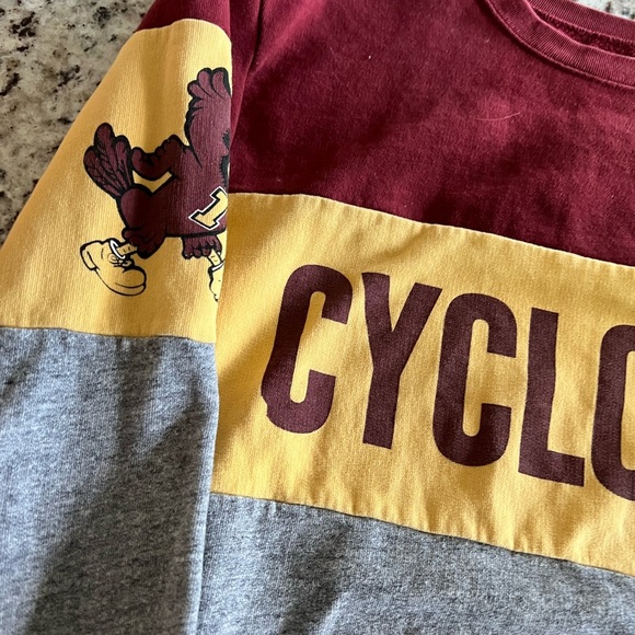 Iowa State Cyclones Colorblock Sweatshirt Tailgate - Picture 3 of 6